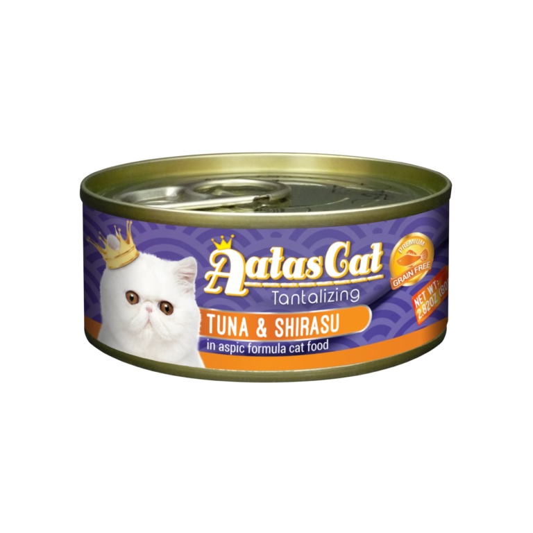 Pate AATAS CAT 80g cho Mèo vị Cá Ngừ và Topping