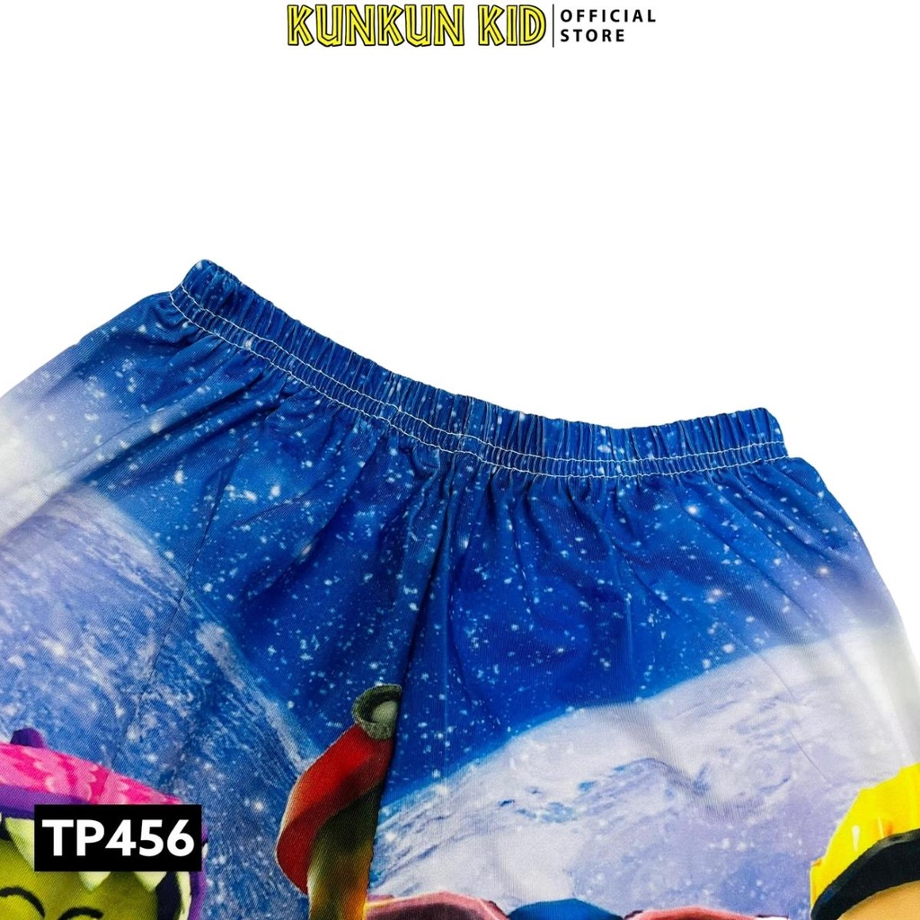 Quần áo bé trai thun lạnh size đại 10-60kg in hình robolox Kunkun Kid TP456