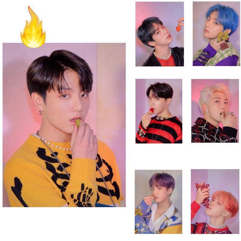 Bộ Tranh Đính Đá Tự Làm Theo Phong Cách Nhóm Nhạc Bts