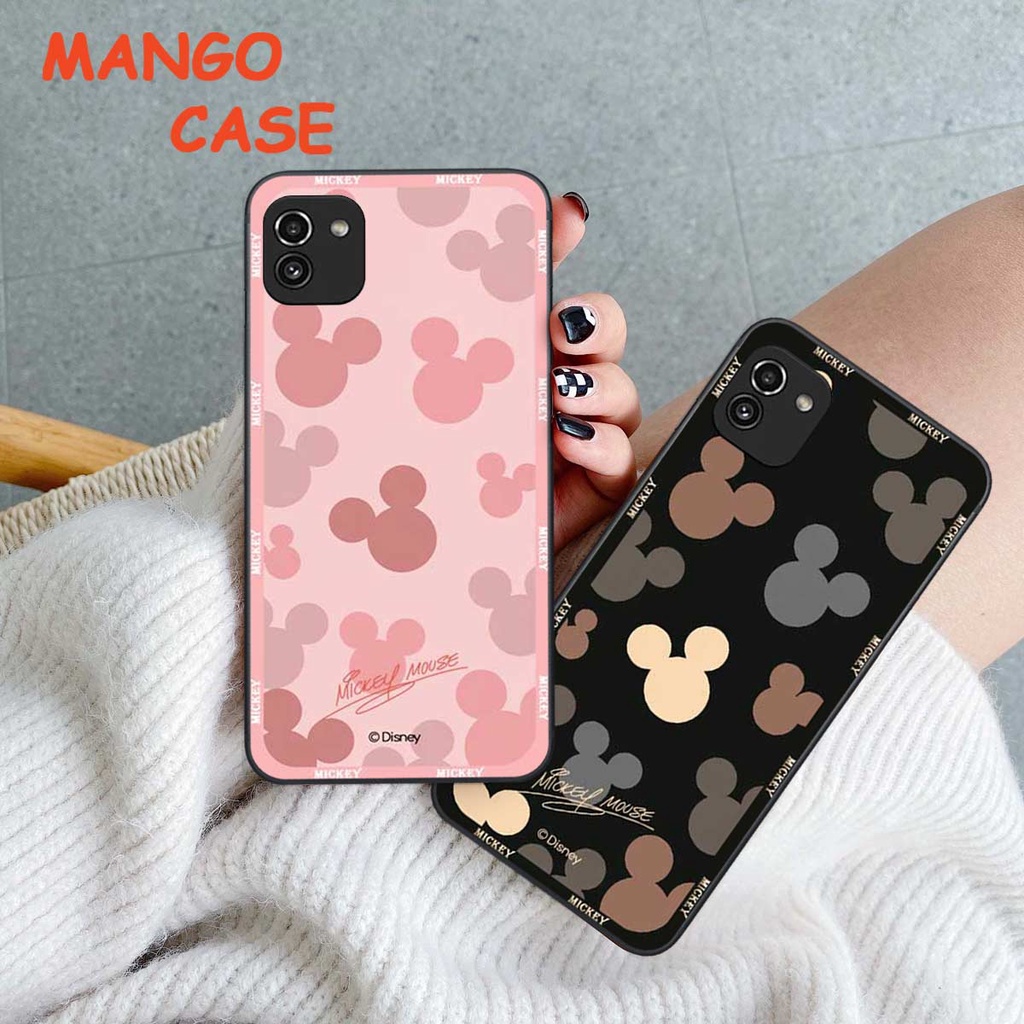 Ốp lưng điện thoại Samsung A03 hình mic key min nie mouse thời trang, vỏ ốp rẻ đẹp
