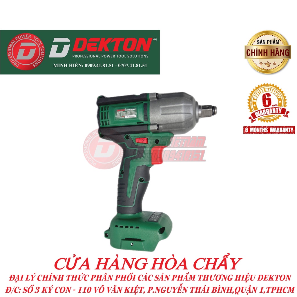Máy Siết Bulong Dekton 475Nm / M21-IW475N / Motor Brushless / Chân Pin Phổ Thông Makita