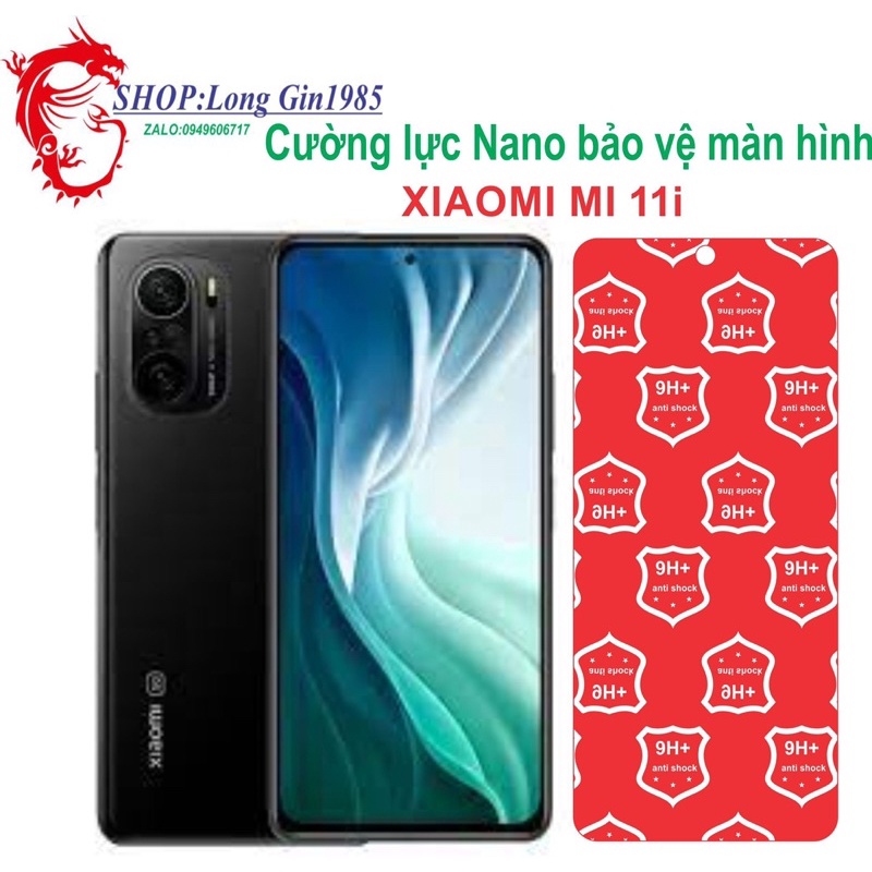 Xiaomi Mi11i Cường lực Nano chống va đập chống trầy xước tốt