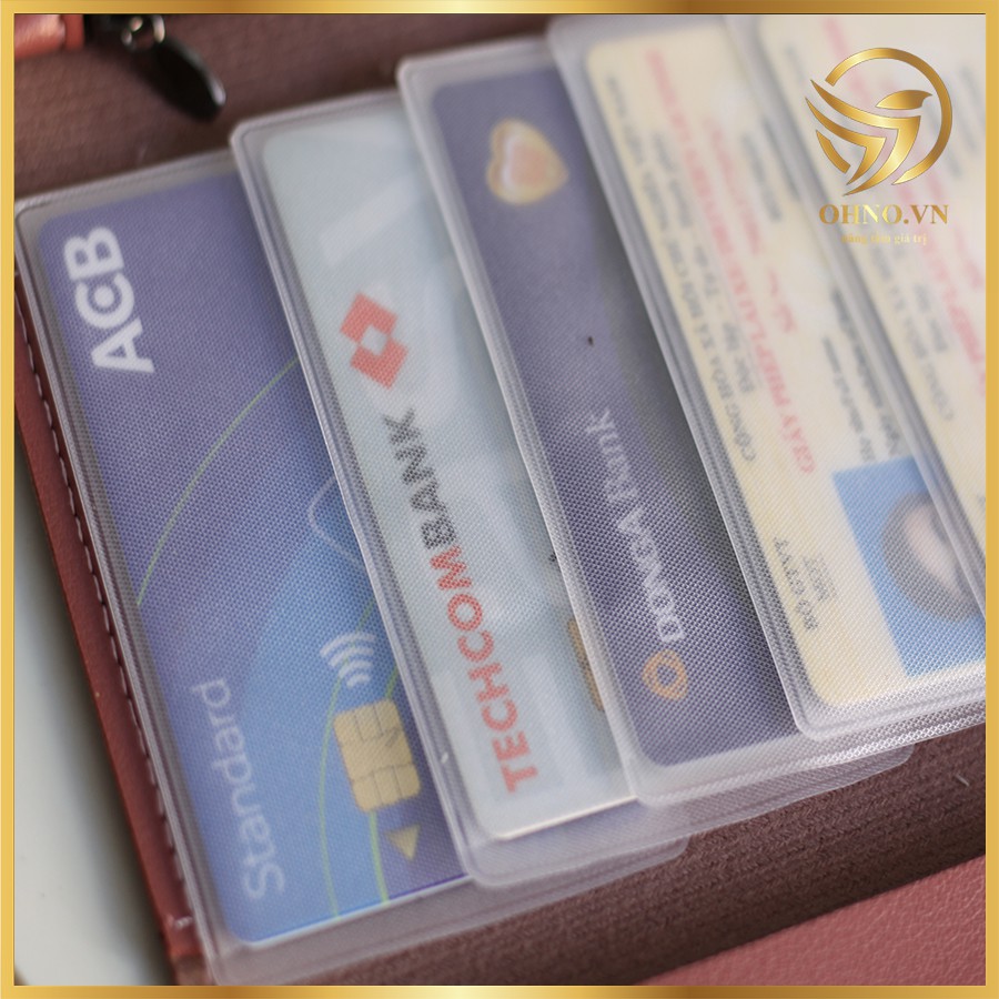 TÚI BAO NHỰA DẺO ĐỰNG THẺ CĂN CƯỚC BẰNG LÁI XE dạng thẻ PET NGÂN HÀNG CARD 9x6cm THẺ ATM NHÂN SINH VIÊN VIP