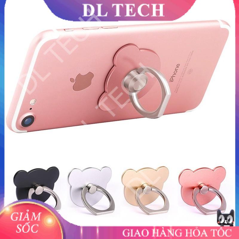 Giá đỡ điện thoại dạng nhẫn hình gấu DL TECH