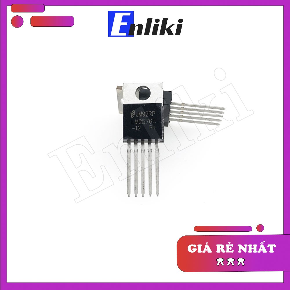 Lm2576 LM2576T-12.0v IC Nguồn Buck Hạ Áp 12v 3a TO220-5