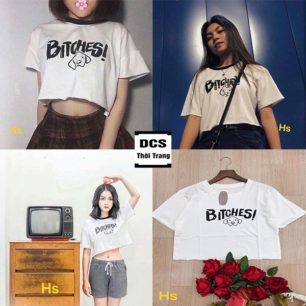 Áo Crt Bit Zaclang Logo Ngực Áo Croptop Chất Liệt Cotton Xưởng May DCS