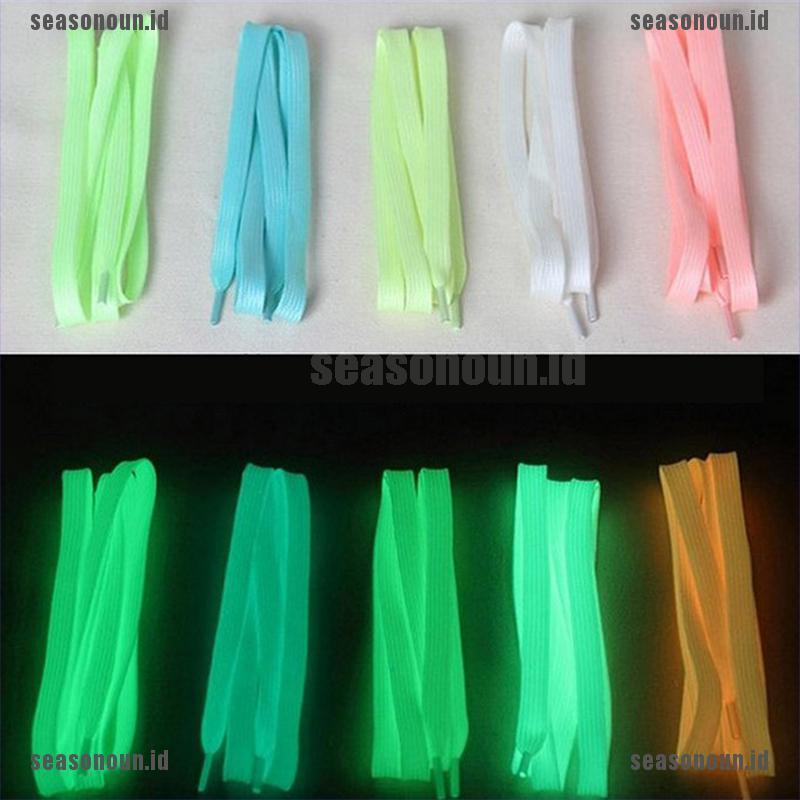Bộ 2 Cặp Dây Giày Dạ Quang Phát Sáng Trong Tối