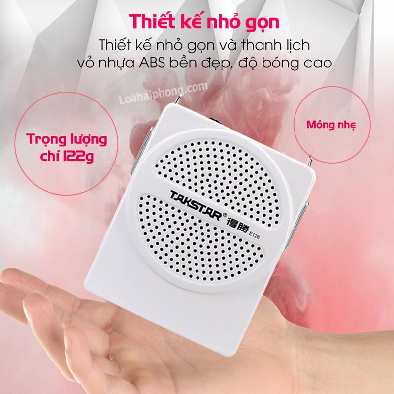 Máy Trợ Giảng Takstar E126 Nhỏ Gọn, Mic Nhạy, Tiếng Hay - Bảo Hành 1 Năm