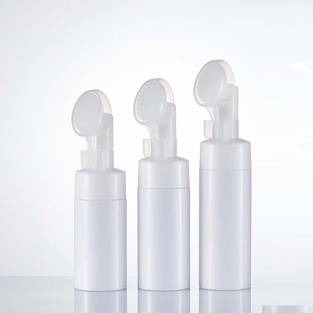 [Hàng mới về] Chai xịt tạo bọt đựng dung dịch xà phòng có thể châm đầy lại đầu cọ nhựa kèm bàn chải vệ sinh