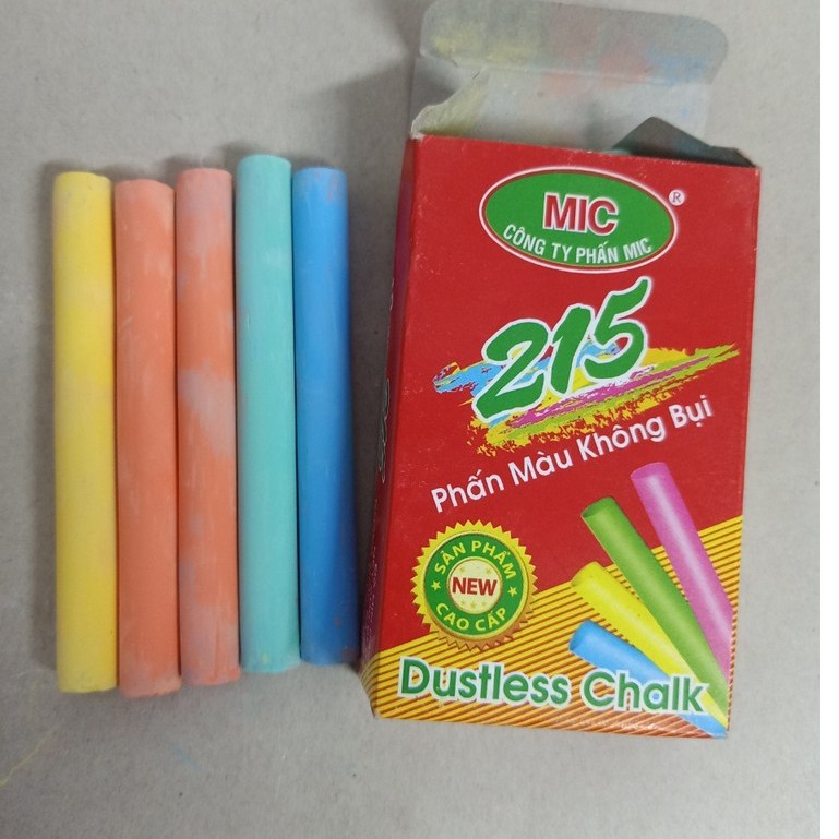 Phấn Màu không bụi MIC 10 viên/ hộp