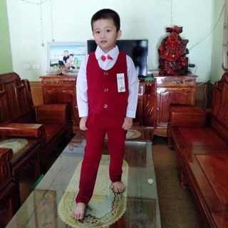 Bộ vest 4 chi tiết cho bé trai