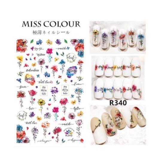 Nail Sticker Phong Cách Mới Nhất 2021 Với Hình Mẫu Đẹp Quý Phái - Dán Trang Trí Móng Tay Cực Đẹp