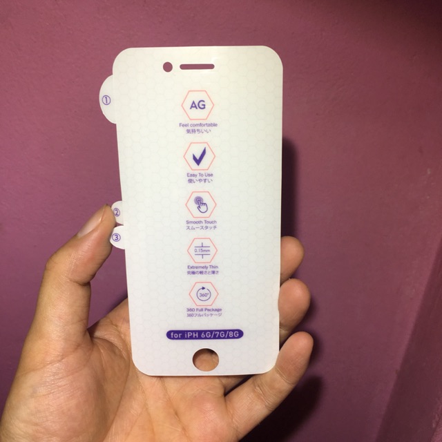 Miếng Dán PPF Chống Vân Tay Cho iPhone 7, iPhone 8, 7 Plus, 8 Plus