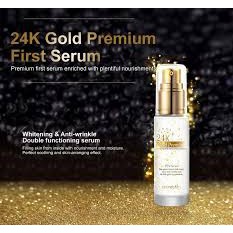 [Mã FMCGM50 - 8% đơn 250K] Serum phục hồi dưỡng trắng da chống lão hoá Secret Key 24K Gold Premium First Serum 30ml