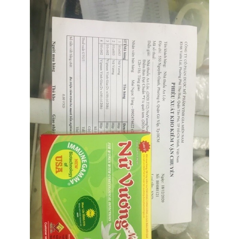 Nữ Vương New viên uống phụ khoa hộp 30 viên