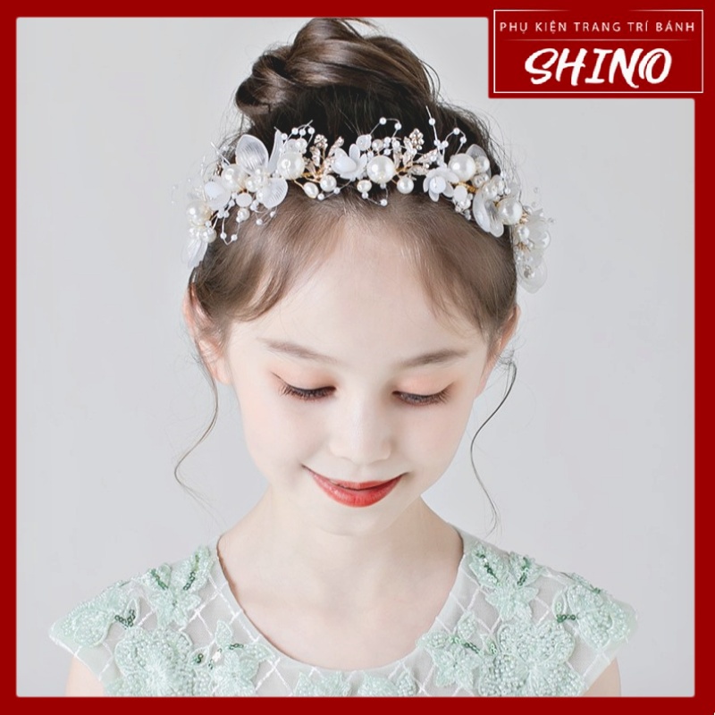 Băng Đô Cài Tóc Phong Cách Hàn Quốc Đính Đá Và Hoa Cho Các Buổi Tiệc Happy Birthday