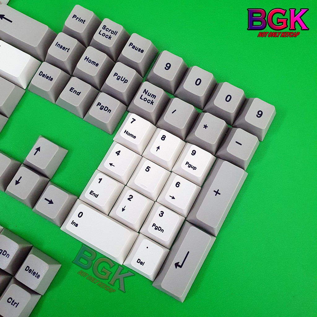 Bộ Keycap CGMK 9009 Thick PBT Cherry Profile Dye Sub 134 Nút cân được layout 68,84,96,98...