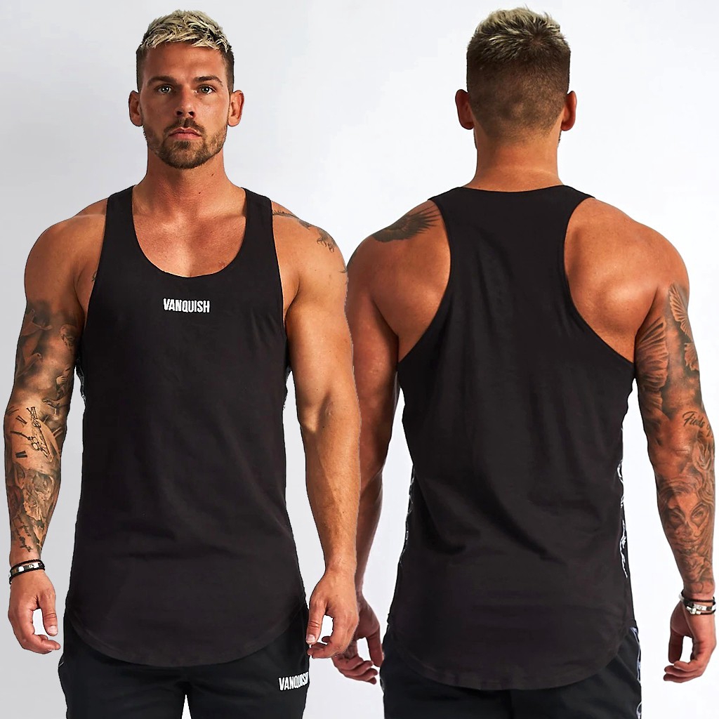 Áo Ba Lỗ Thể Thao Kẻ Sọc Thời Trang Năng Động Cho Nam