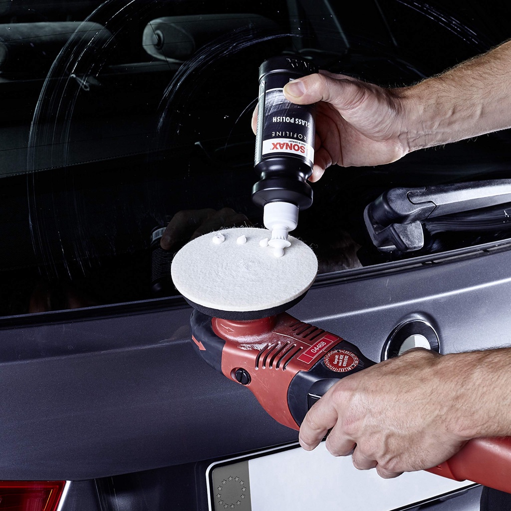 Phớt nỉ Đánh Bóng Xóa Xước Làm Trong Kính Ô Tô Sonax Felt Pad 127mm