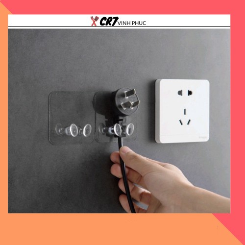 Móc Dán Tường Treo Phích Cắm Đa Chức Năng 88092 SHOP CR7