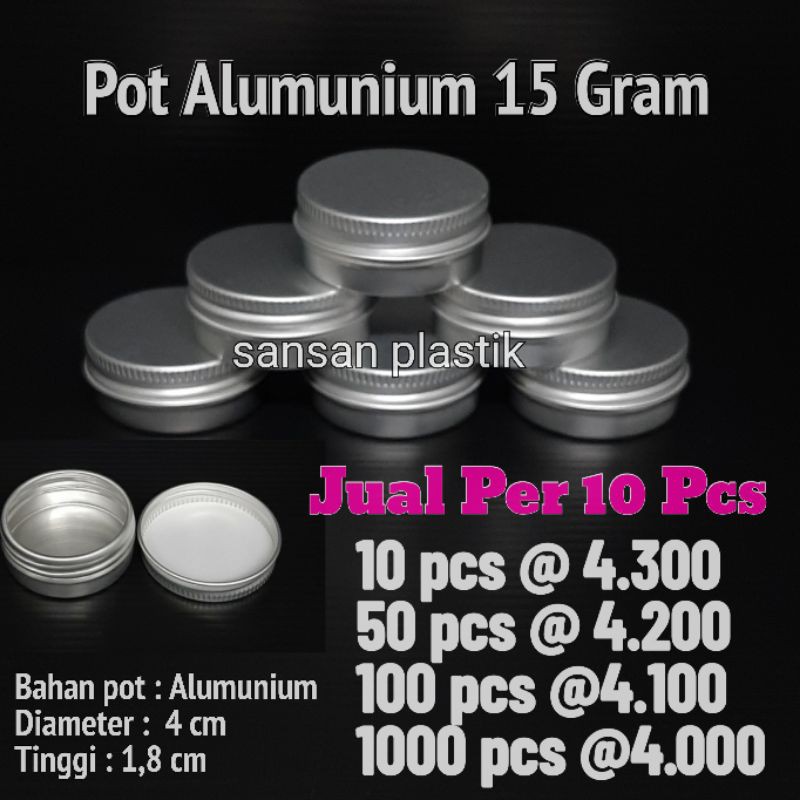 Bộ 10 Nồi Nhôm 15 Gram 15 Gram