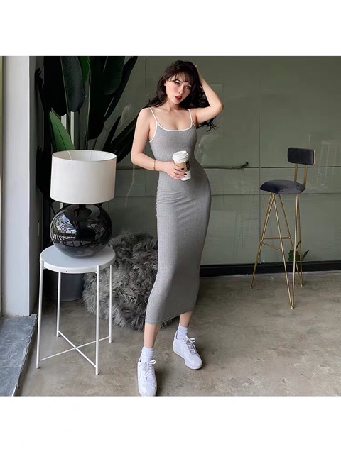 ĐẦM BODY THUN GÂN DÀY DẶN