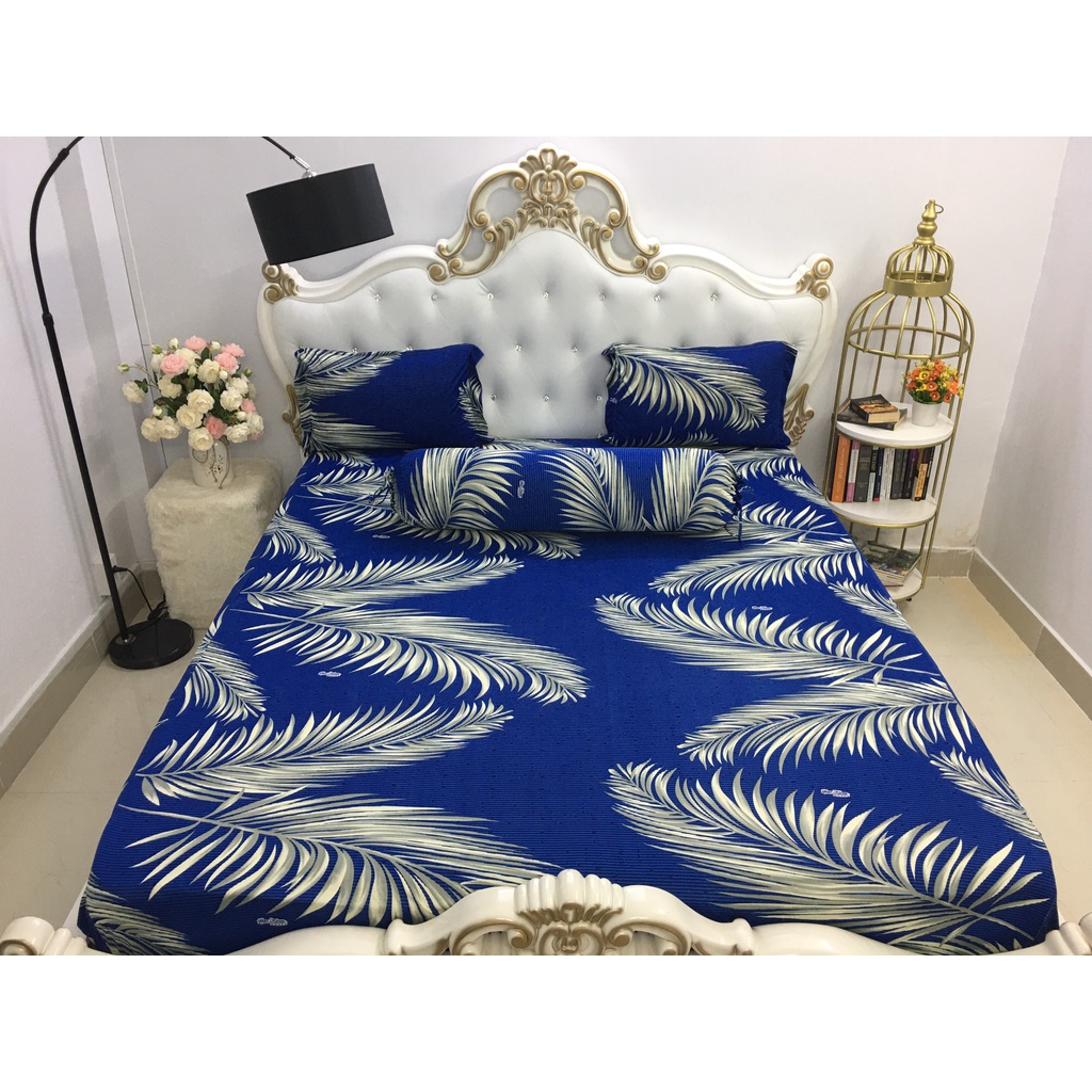 Bộ Drap Thun Hàn Quốc Mát Lạnh 1m8x2m { 4 món }nhiều  màu | BigBuy360 - bigbuy360.vn