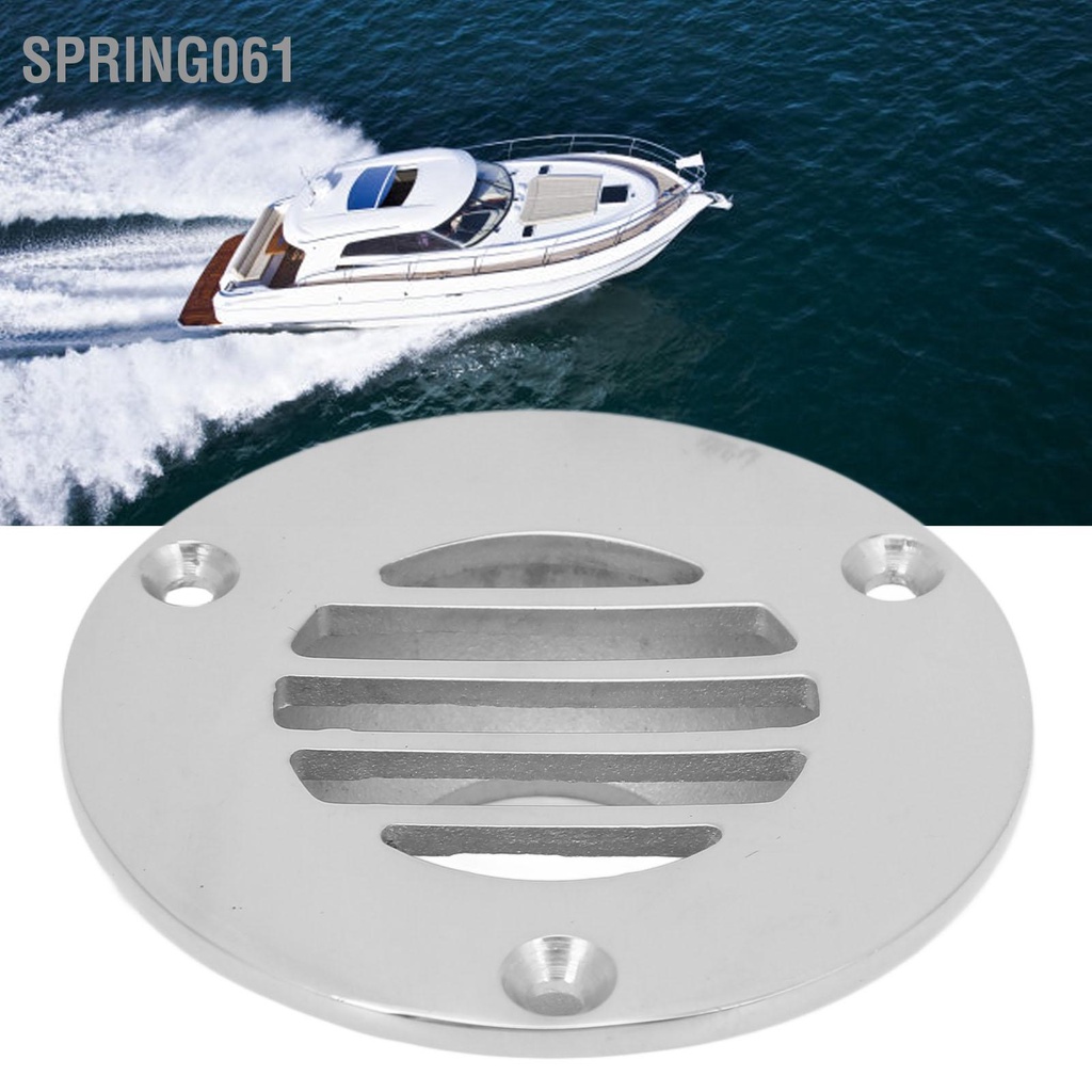[Hàng Sẵn]  Hệ thống thoát nước sàn thuyền 316 Thép không gỉ bạc Xử lý đánh bóng chống ăn mòn Phụ kiện tàu biển 【Spring061】