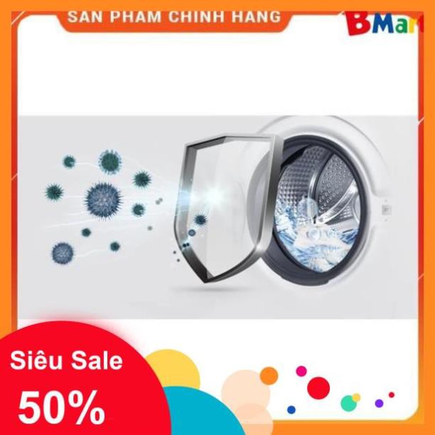 [ FREE SHIP KHU VỰC HÀ NỘI ] Máy giặt Aqua cửa ngang 8.5 kg màu xám bạc AQD-DD850E.S  - BM NEW