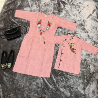 Sét áo dài mẹ và bé