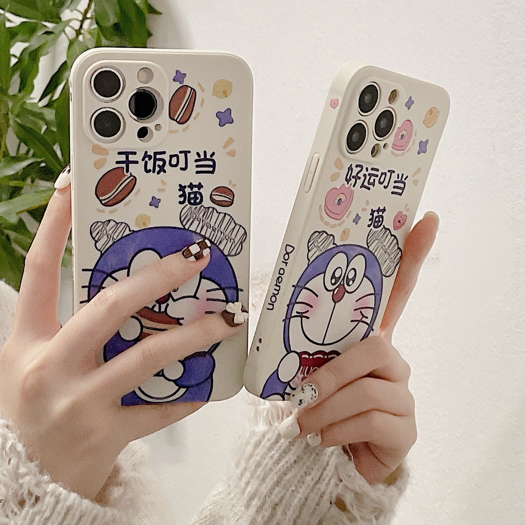Ốp Điện Thoại Hình Doraemon Cho iPhone 7 / 7 plus 8 / 8 / plus / x / XR / XS / 11 / 12 / 13 / pro / Max / plus / Promax