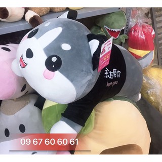 Gấu bông Mèo bông Alaska khổng lồ, vải 4 chiều hàn quốc