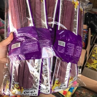 Sỉ bịch 30 gói ức gà thơm cay màu tím