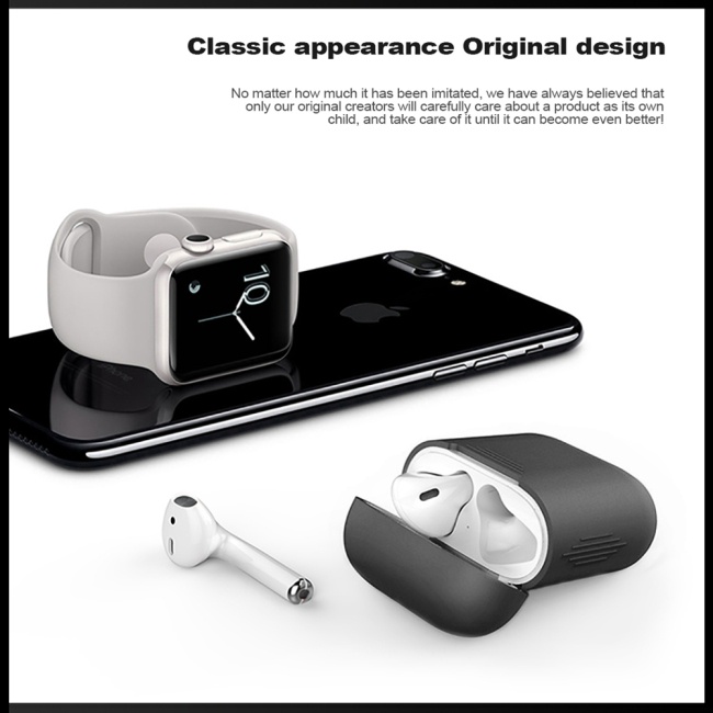 Vỏ Bảo Vệ Hộp Sạc Tai Nghe Bluetooth Airpods Chống Rơi Chống Bụi