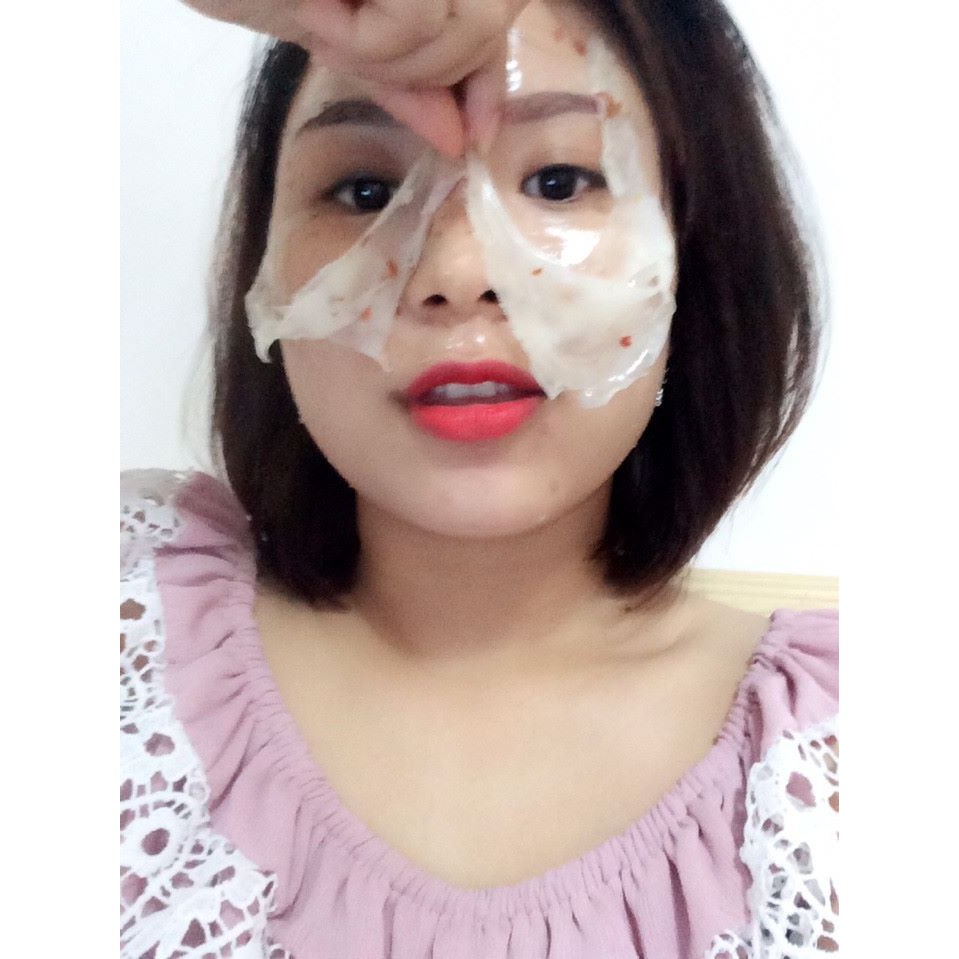 Mặt nạ thạch Collagen Hoa hồng - Mặt nạ trắng da, mờ vết thâm - Vincentshop