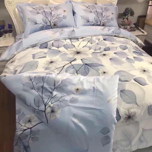 Set chăn ga gối cotton lụa nhật bản