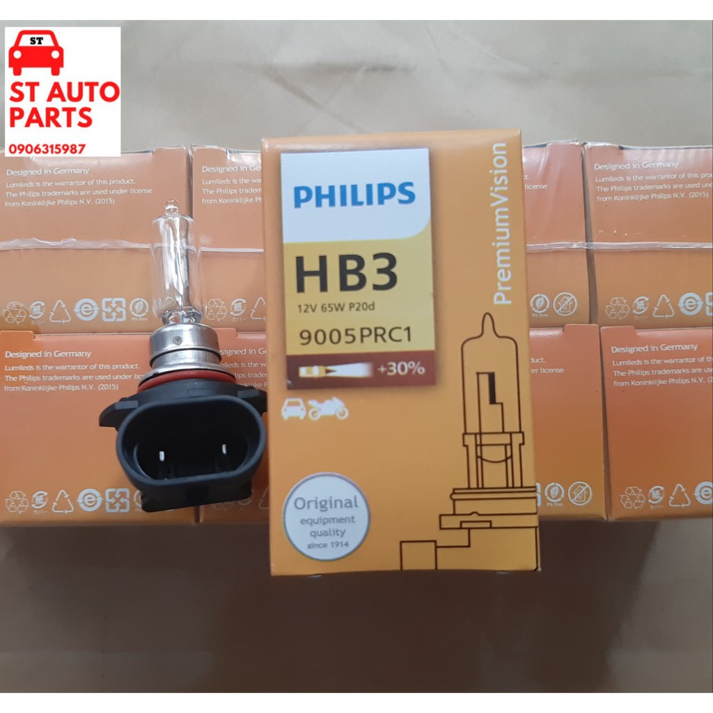 Đèn Philip Premium Vision Chân HB3 9005PRC1 - 12V / 65W