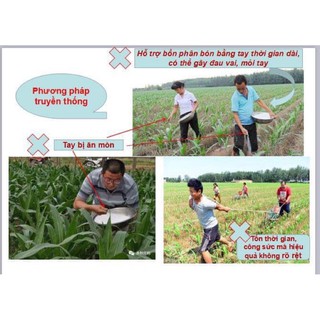 Cuốc bón phân dùng cho tất cả các loại đất và lân đạm