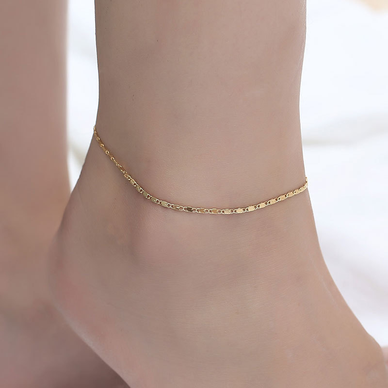 Lắc chân bằng thép không gỉ thời trang cho nữ