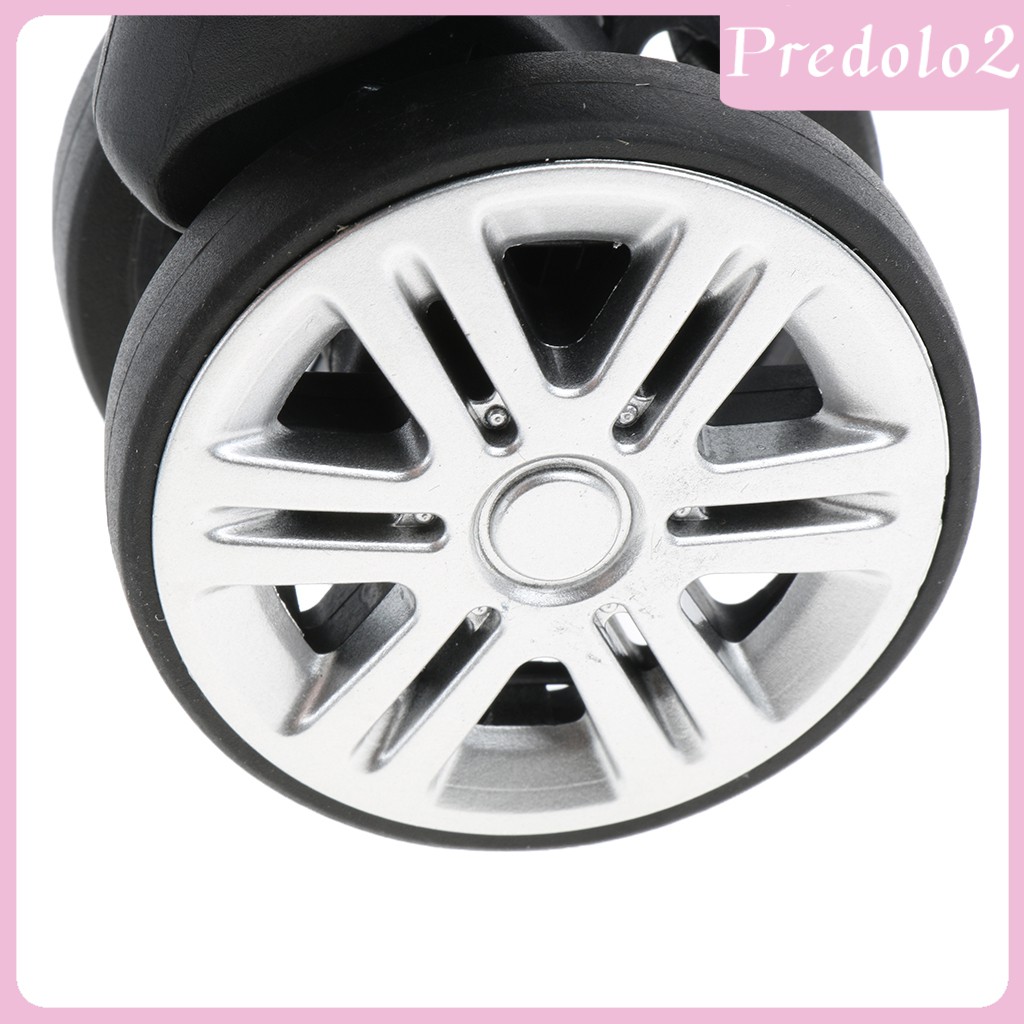 [Predolo2] Bộ 2 Bánh Xe Lăn Kép Không Ồn Thay Thế Cho Bánh Xe Hành Lý DIY-A19