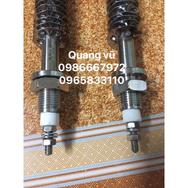Thanh nhiệt thổi gió ,sấy nóng có lá tản nhiệt dài 20cm 220v/800w zen M16