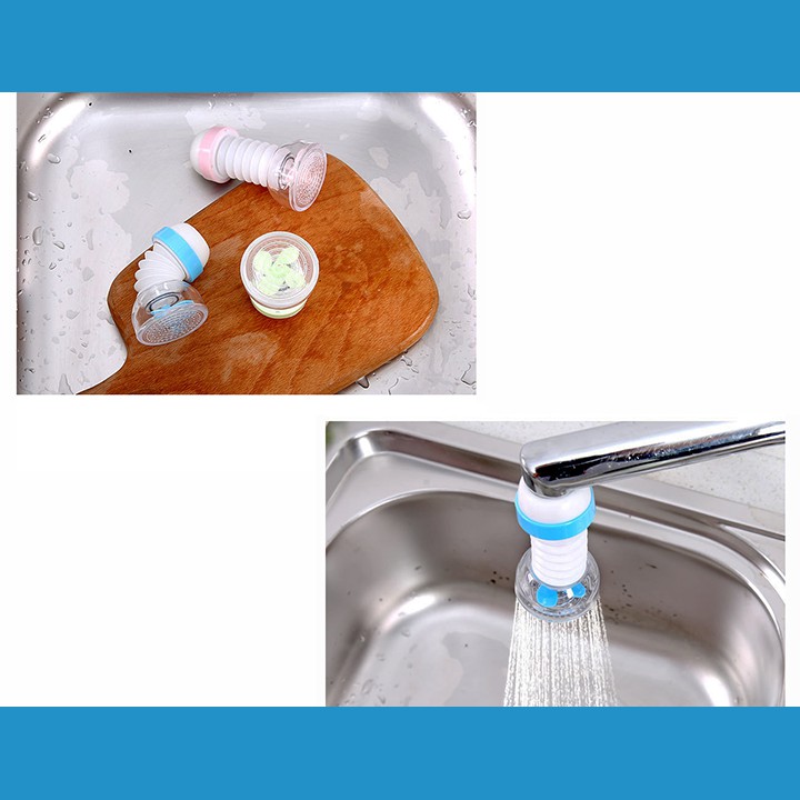 HCM - Vòi nước Mẫu quạt to tăng áp mạnh, có khóa chống tuột, xoay 360 độ dễ dàng vệ sinh rau củ quả, chén đĩa