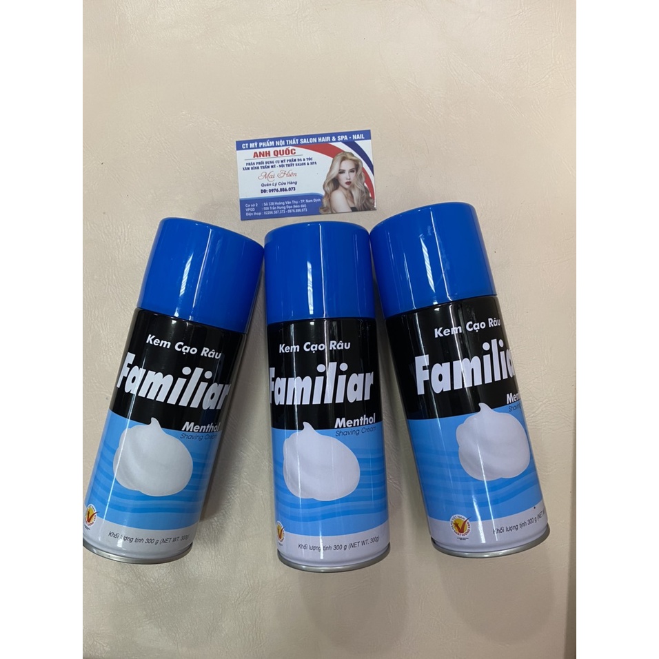 Bọt cao râu familiar 300ml