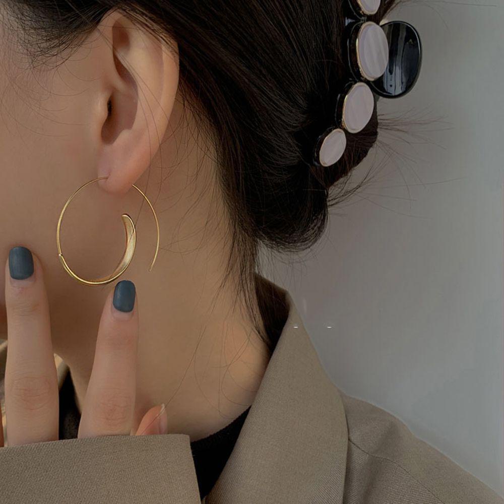 Bông Tai Dạng Vòng Hình Vuông Thời Trang Cho Nữ