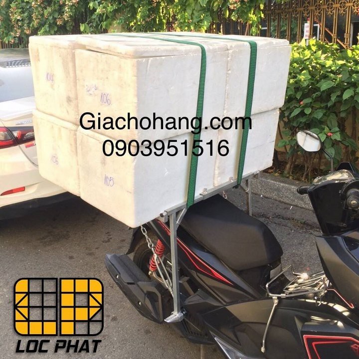 Giá chở hàng XE TAY GA loại lớn 68x72 cm – Lộc Phát - baga chở hàng - giachohang.com