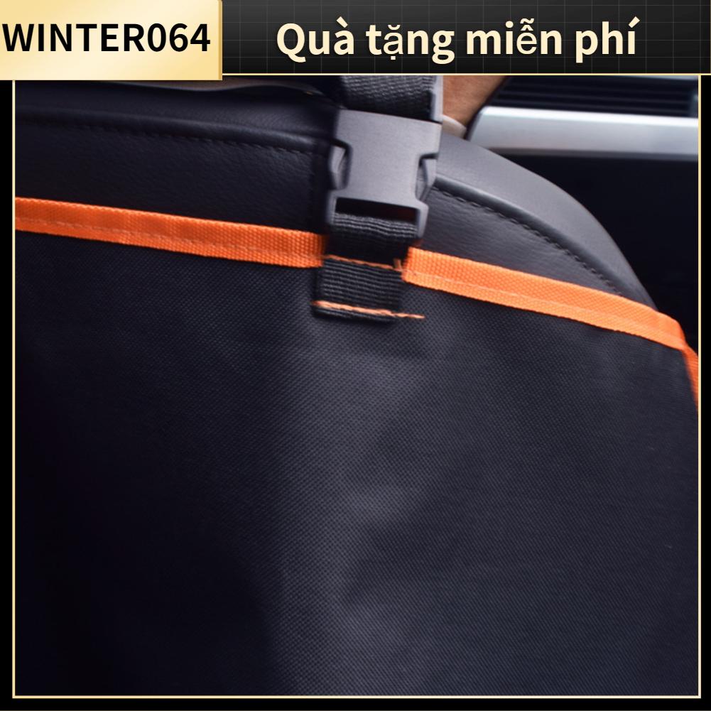 tấm lót xe hơi Oxford Vải chống thấm nước bẩn cho chó xe ô tô Ghế sau đi du lịch Winter064