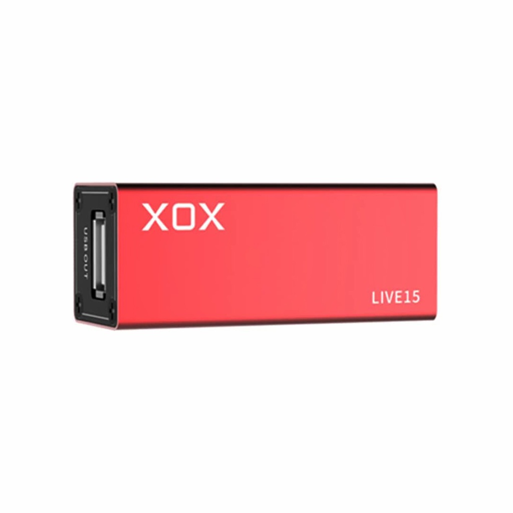 Bộ lọc nguồn USB XOX Live15 khung kim loại mini
