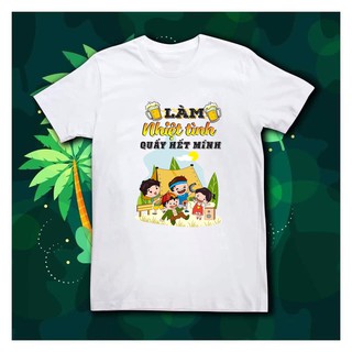 Áo thun team, nhóm, lớp, gia đình, đồng phục đi biển