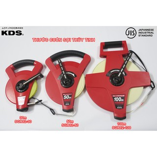 Thước cuộn sợi thủy tinh nhật bản 30m - 50m - 100m kds sgr
