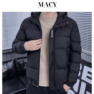  Áo khoác nam đệm bông áo phao có mũ Macy AD106 
